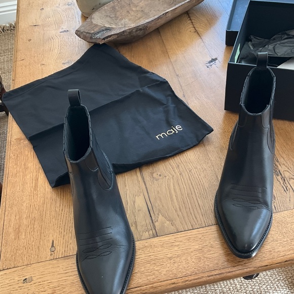 Black Maje ankle boots size 38 - Picture 11 of 11